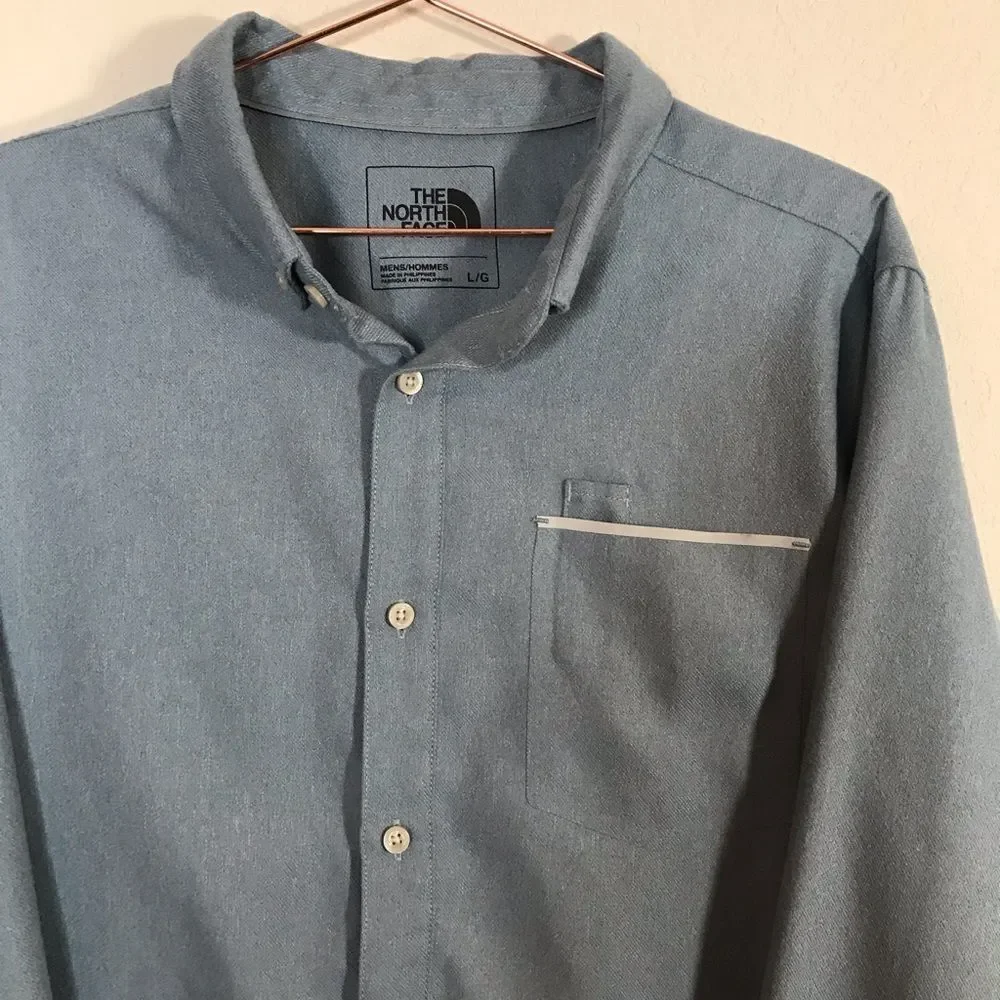 The north face soft button‎ up shirt